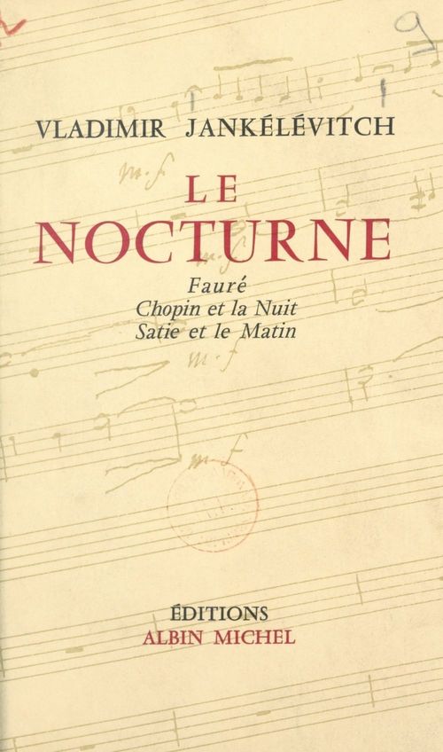 Couverture ebook de Le nocturne, de Vladimir Jankélévitch
