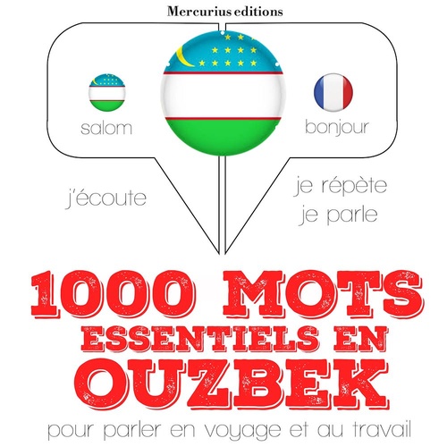 audiobook cover of 1000 mots essentiels en ouzbek, by JM Gardner