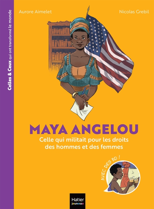 ebook cover of Celles et ceux qui ont transformé le monde - Maya Angelou, by Aurore Aimelet