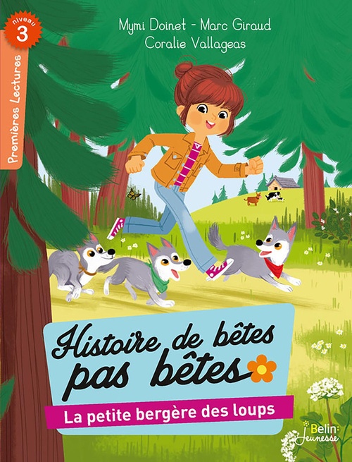 Couverture ebook de La petite bergère des loups, de Myriam Doinet, Marc Giraud, Coralie Vallageas
