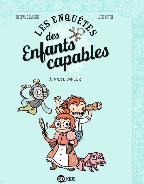 ebook cover of Les enquêtes des enfants capables, Tome 01, by Nathalie Dargent