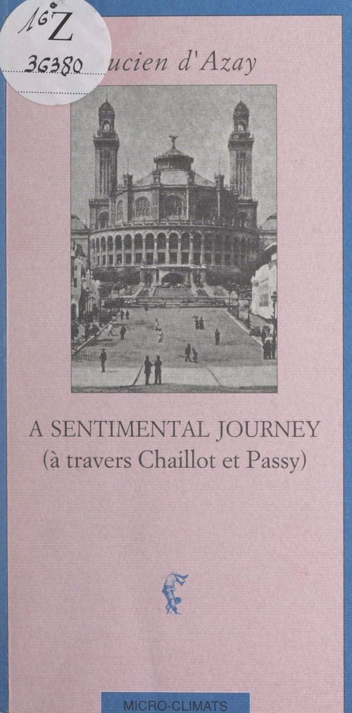 ebook cover of A sentimental journey, by Lucien d' Azay