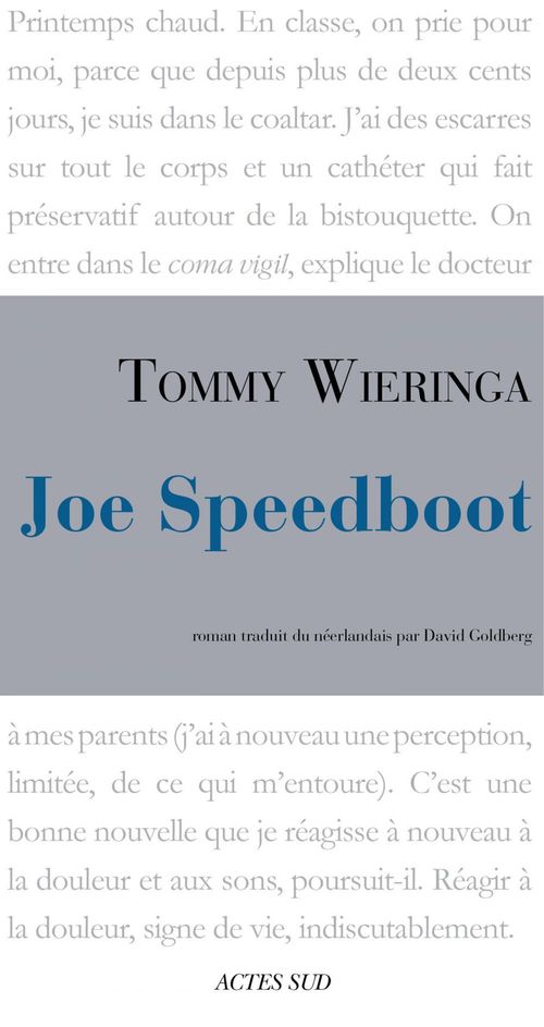 Couverture ebook de Joe Speedboot, de Tommy Wieringa, David Goldberg