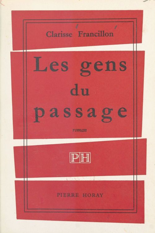 Couverture ebook de Les gens du passage, de Clarisse Francillon