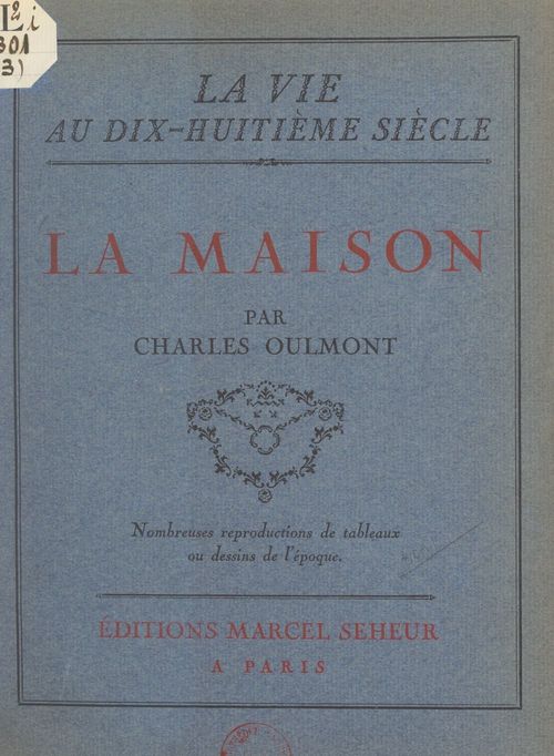 Couverture ebook de La maison, de Charles Oulmont