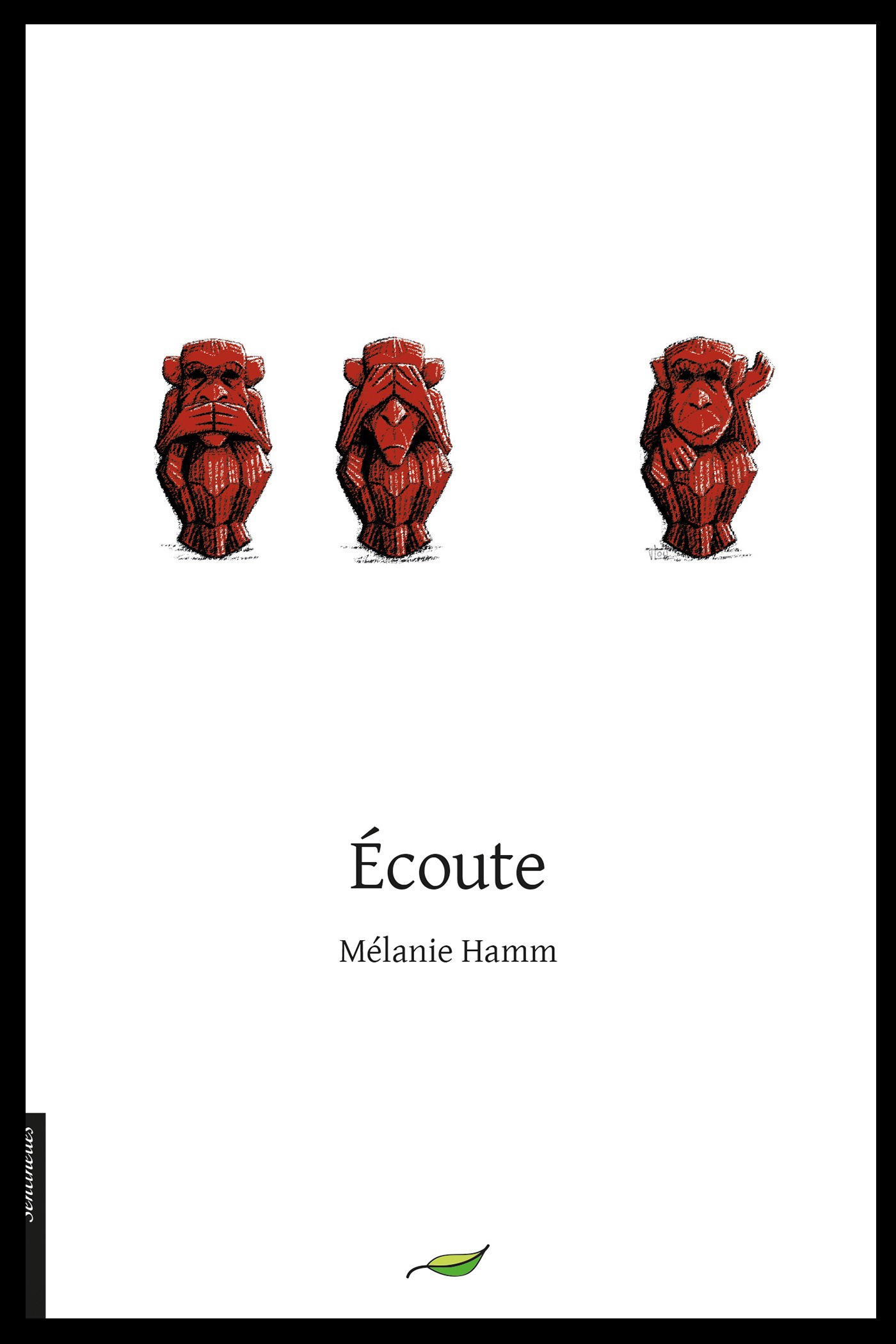 ebook cover of Écoute, by Mélanie Hamm, Vlou