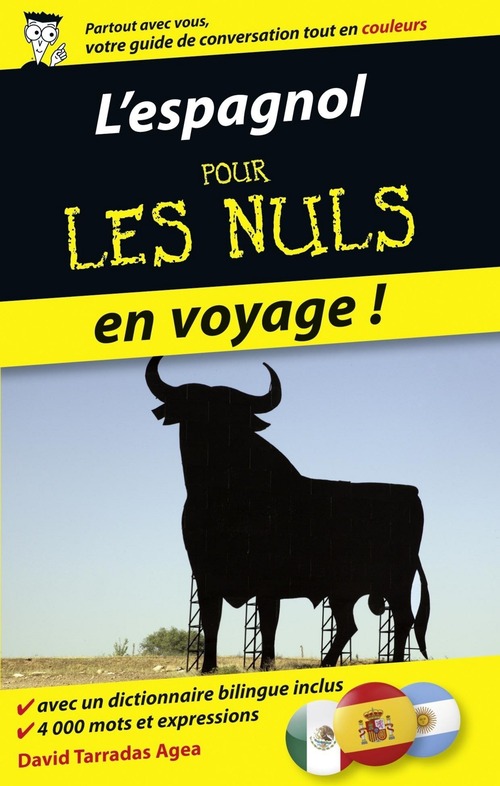 Couverture ebook de Pour les nuls en voyage - l'espagnol, de David Tarradas-Agea