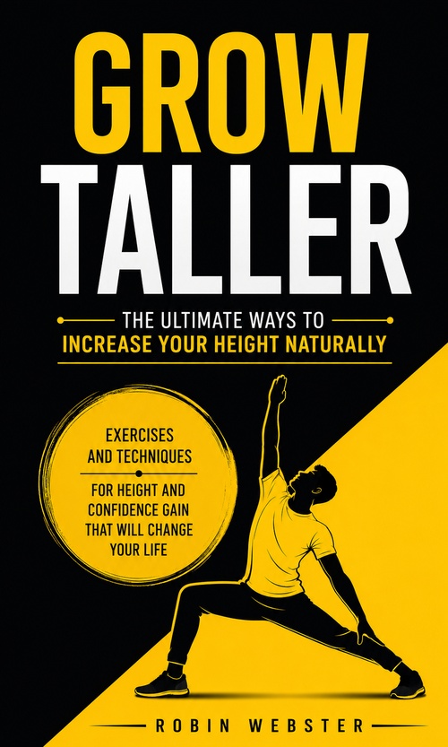ebook cover of Grow Taller: The Ultimate Ways to Increase Your Height Naturally, by Robin Webster