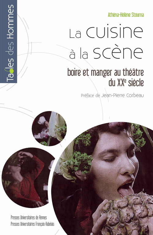 Couverture ebook de La cuisine à la scène, de Athéna-Hélène Stourna