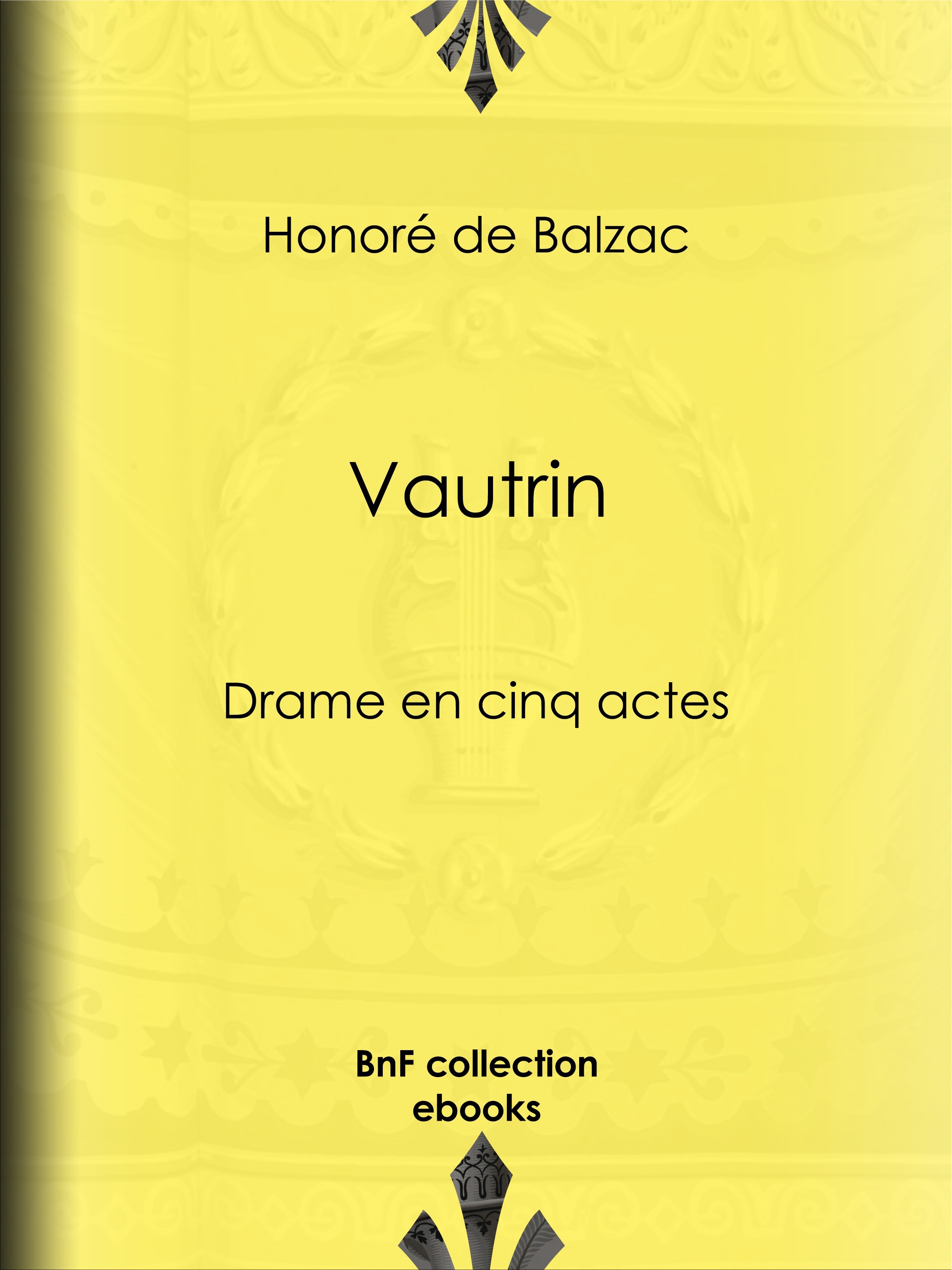 ebook cover of Vautrin, by Honoré de Balzac