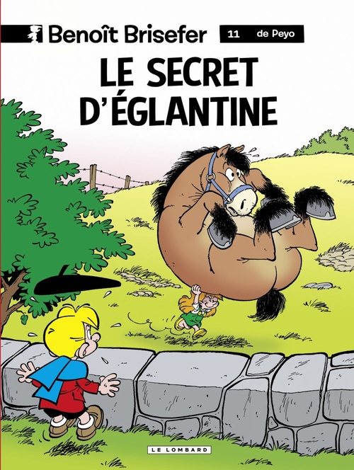 Couverture ebook de Benoît Brisefer (Lombard) - tome 11 - Le Secret d'Eglantine, de Peyo