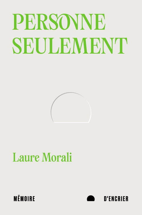 ebook cover of Personne Seulement, by Laure Morali