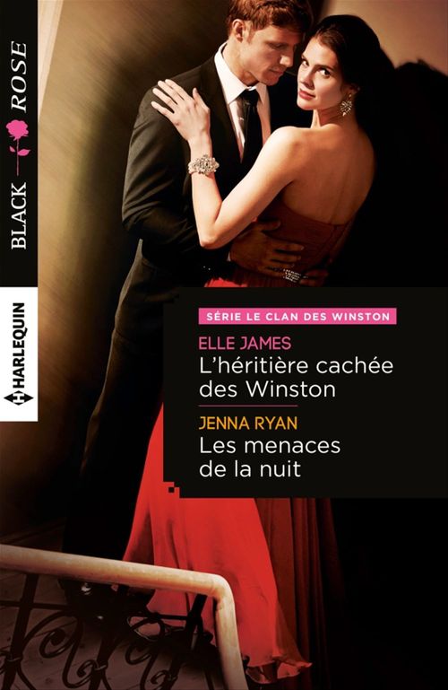 ebook cover of L'héritière cachée des Winston - Les menaces de la nuit, by Elle James, Jenna Ryan