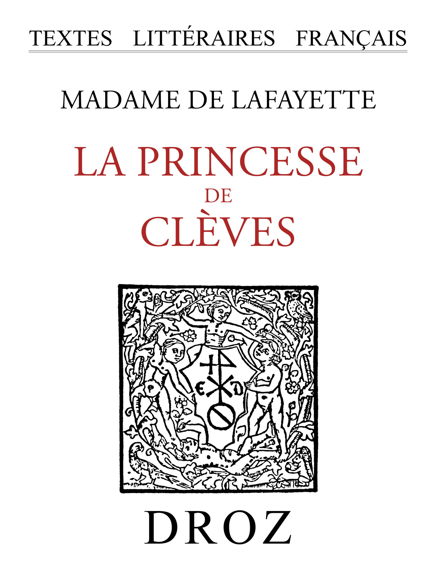 ebook cover of La Princesse de Clèves, by Madame de La Fayette