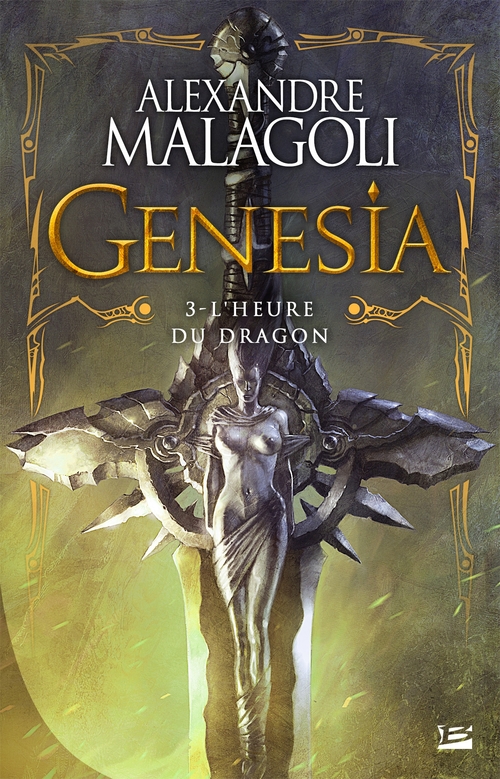 Couverture ebook de Genesia - Les Chroniques Pourpres, T3 : L'Heure du dragon, de Alexandre Malagoli