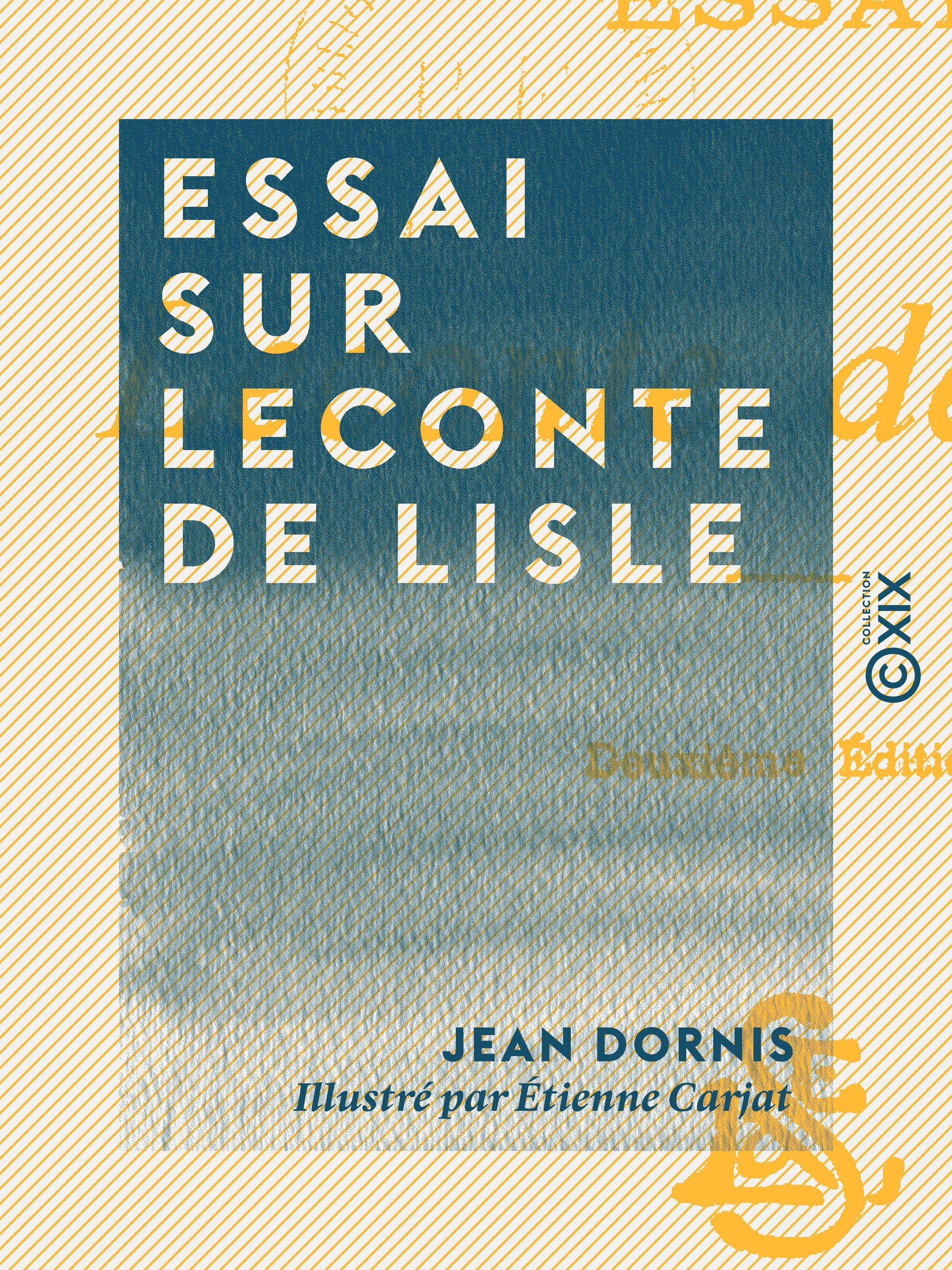 ebook cover of Essai sur Leconte de Lisle, by Jean Dornis