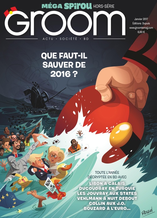 Couverture ebook de Groom - Tome 3 - Que faut-il sauver de 2016 ?, de Collectif