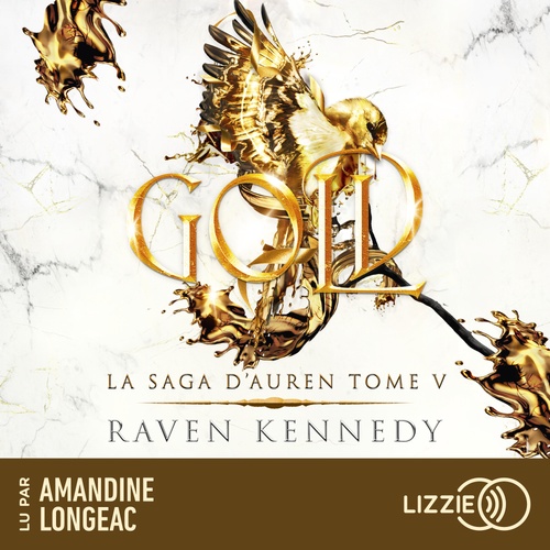 audiobook cover of La Saga d'Auren - Volume 5 Gold, by Raven Kennedy