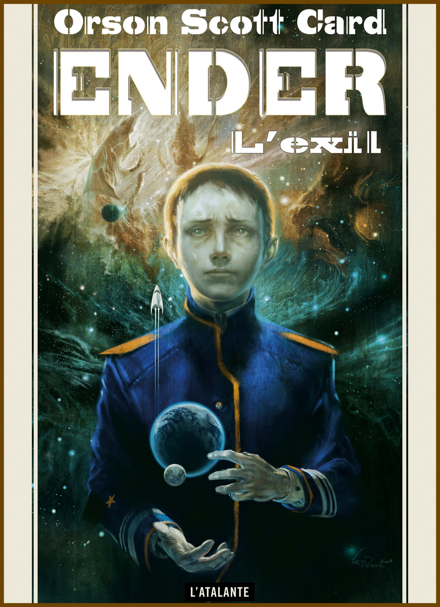 ebook cover of Ender L'exil, by Orson Scott Card