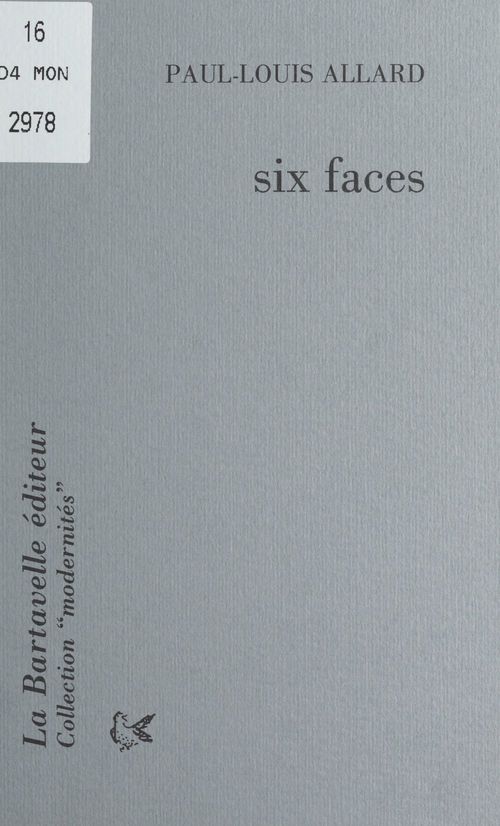 Couverture ebook de Six faces, de Paul-Louis Allard