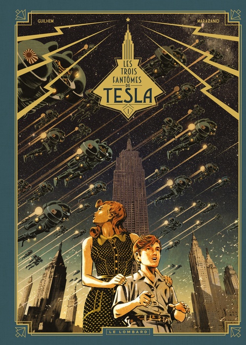Couverture ebook de Les trois fantômes de Tesla - Tome 1 - Le mystère Chtokavien, de Richard Marazano, Guilhem