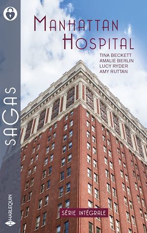 ebook cover of Manhattan Hospital, by Tina Beckett, Amalie Berlin, Amy Ruttan, Lucy Ryder