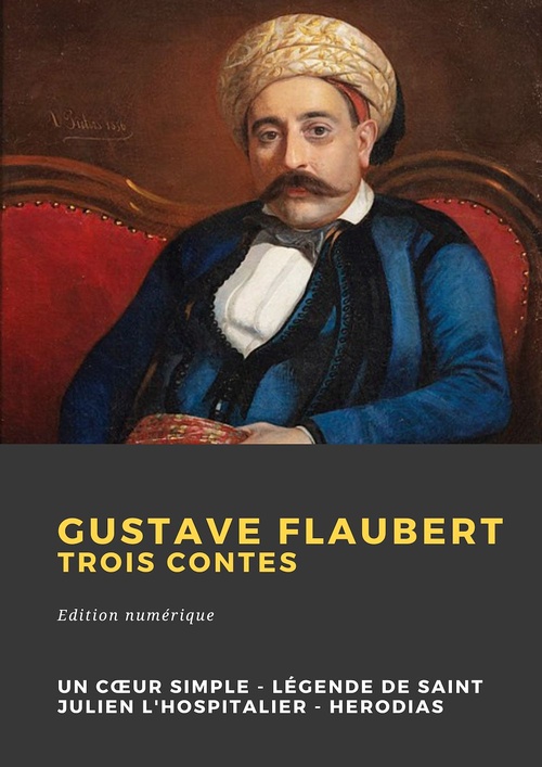 ebook cover of Trois contes, by Gustave Flaubert