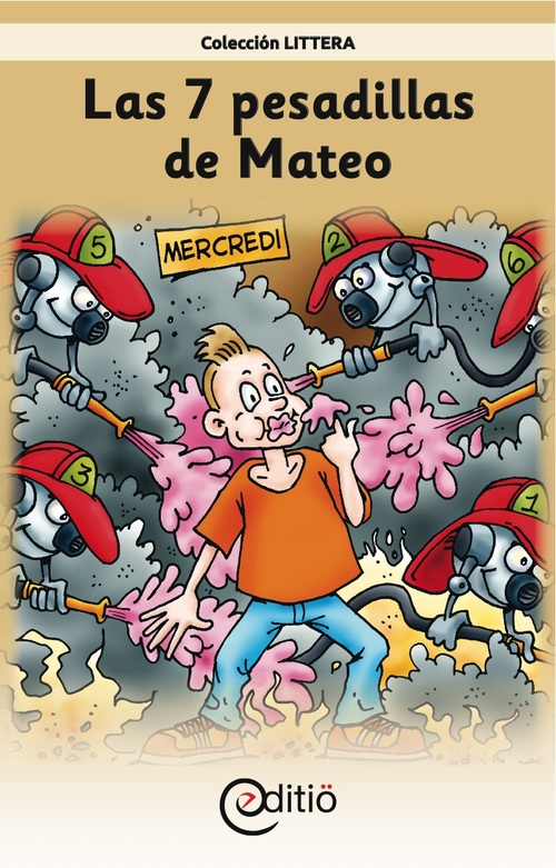 Couverture ebook de Las 7 pesadillas de Mateo, de Claire St-Onge