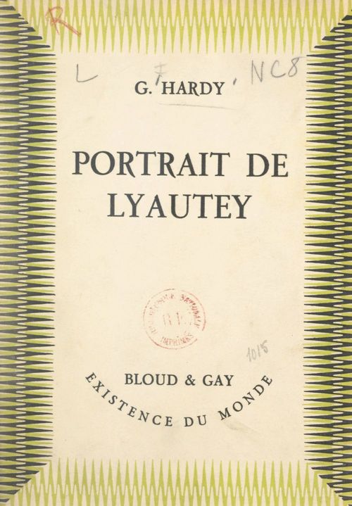Couverture ebook de Portrait de Lyautey, de Georges Hardy