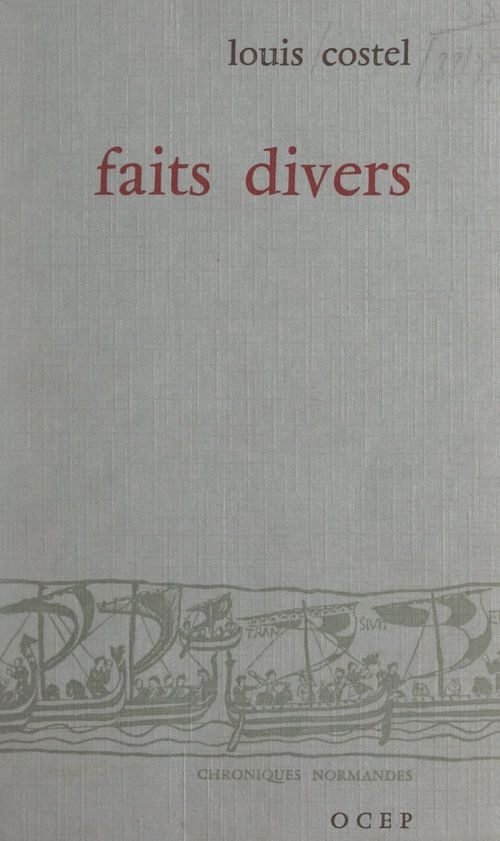 ebook cover of Faits divers, by Louis Costel