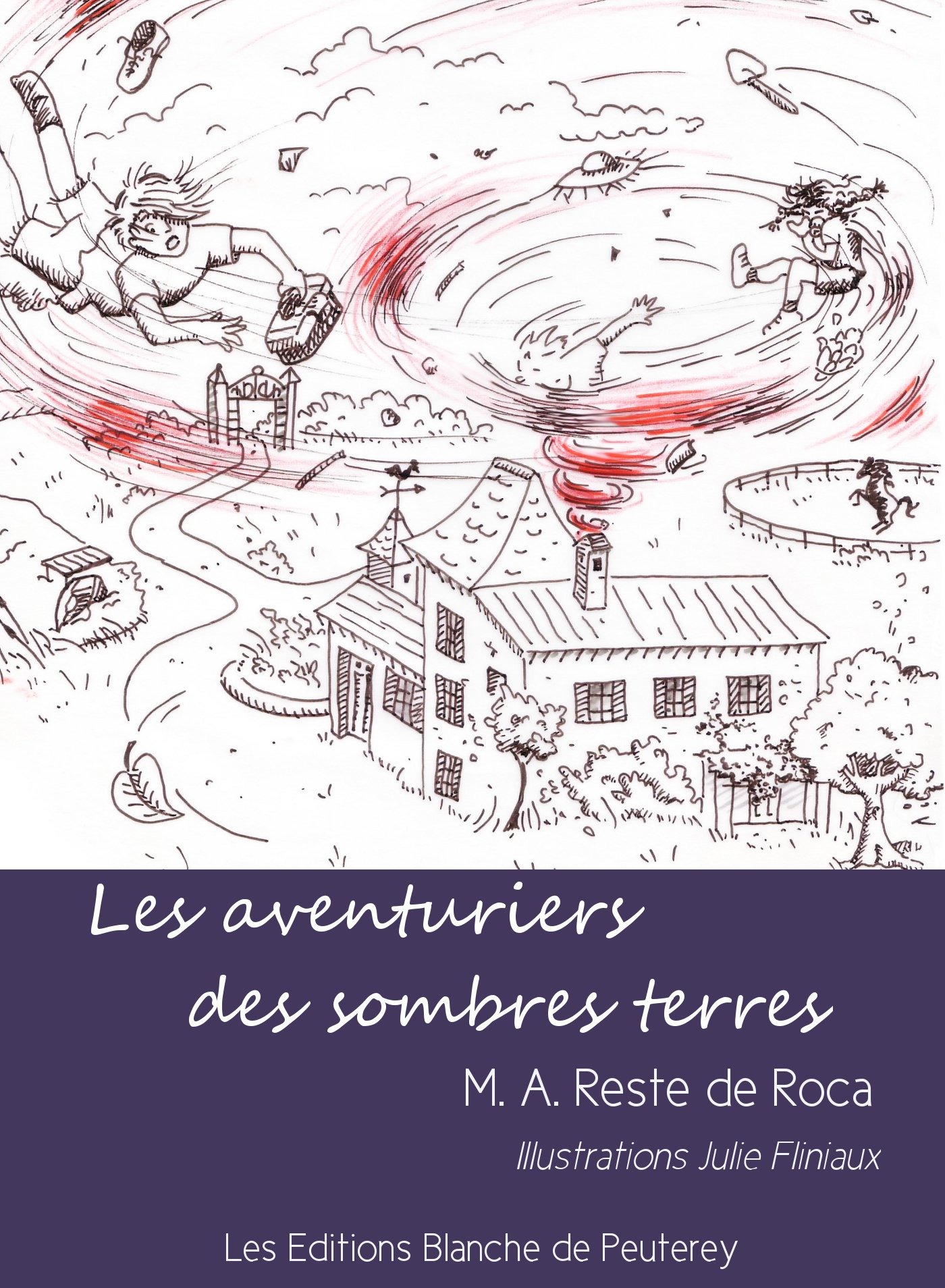 ebook cover of Les aventuriers des sombres terres, by M.A Reste de Roca