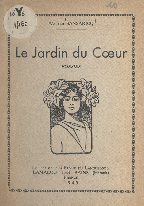 Couverture ebook de Le jardin du coeur, de Walter Sansaricq