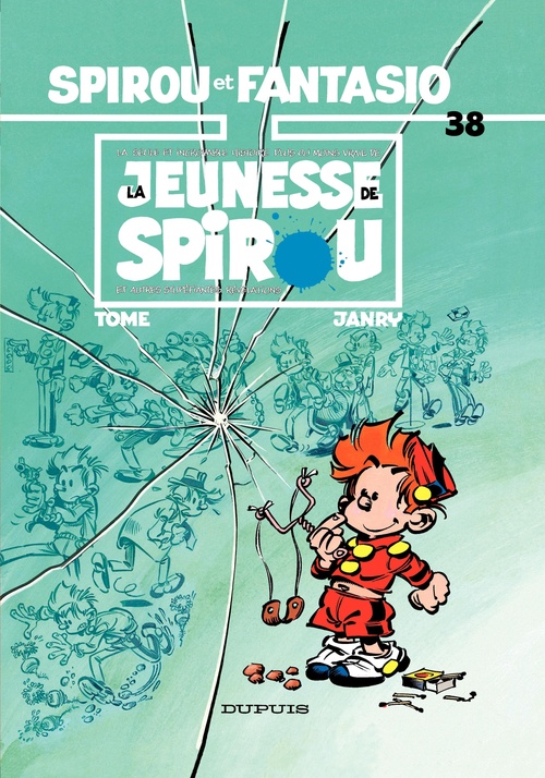 Couverture ebook de Spirou et Fantasio - Tome 38 - La jeunesse de Spirou, de Janry, Tome