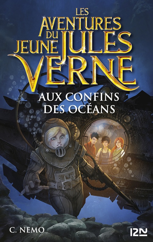 ebook cover of Les aventures du jeune Jules Verne - tome 4 Aux confins des océans, by Cuca Canals, Capitaine némo, Miguel Garcia