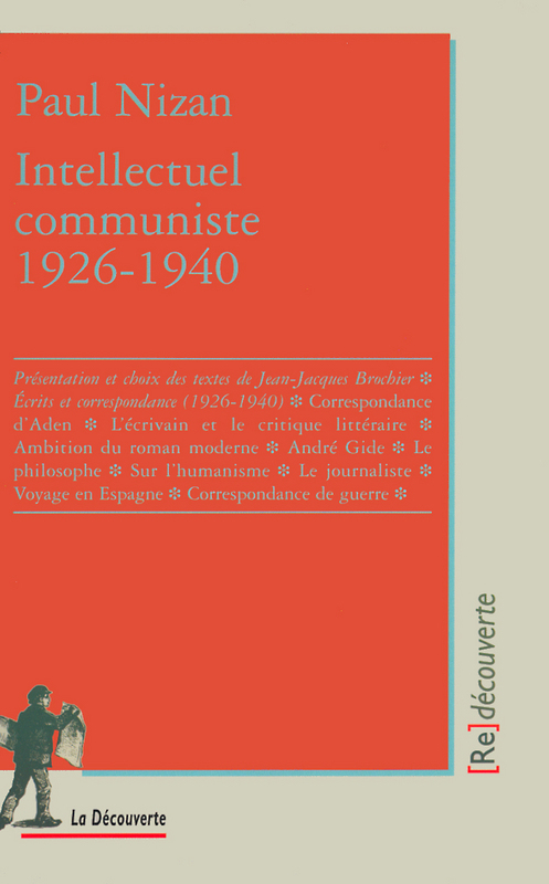 ebook cover of Intellectuel communiste 1926-1940, by Paul Nizan