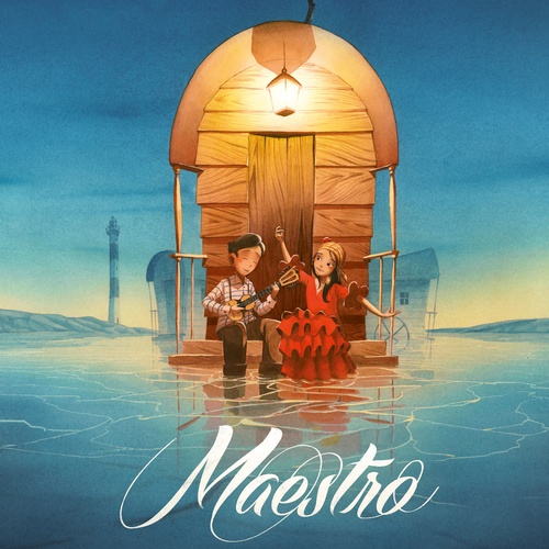 audiobook cover of Maestro, by Thibault Prugne