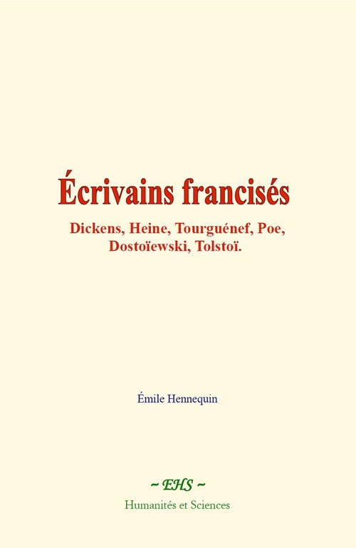 Couverture ebook de Écrivains francisés, de Alfred Fouillee, Charles Leveque