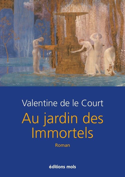 ebook cover of Au jardin des immortels, by Valentine de Le court