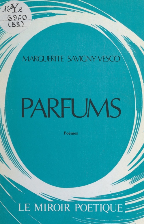 ebook cover of Parfums, by Marguerite Savigny-Vesco
