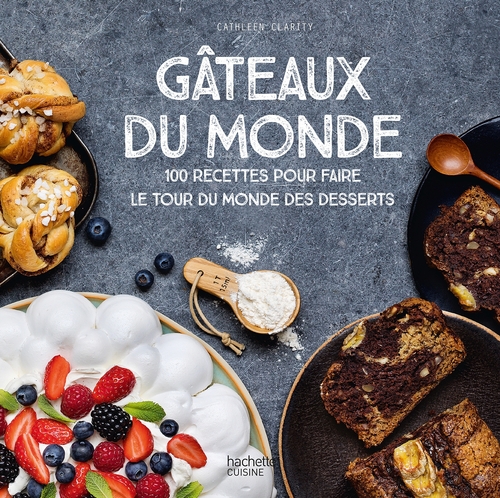 Couverture ebook de Gâteaux du monde, de Cathleen Clarity