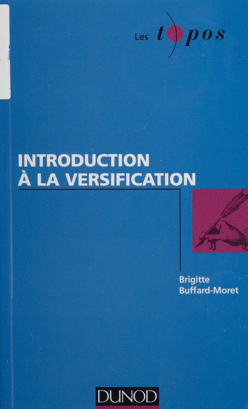 Couverture ebook de Introduction à la versification, de Bergez, Brigitte Buffard-moret