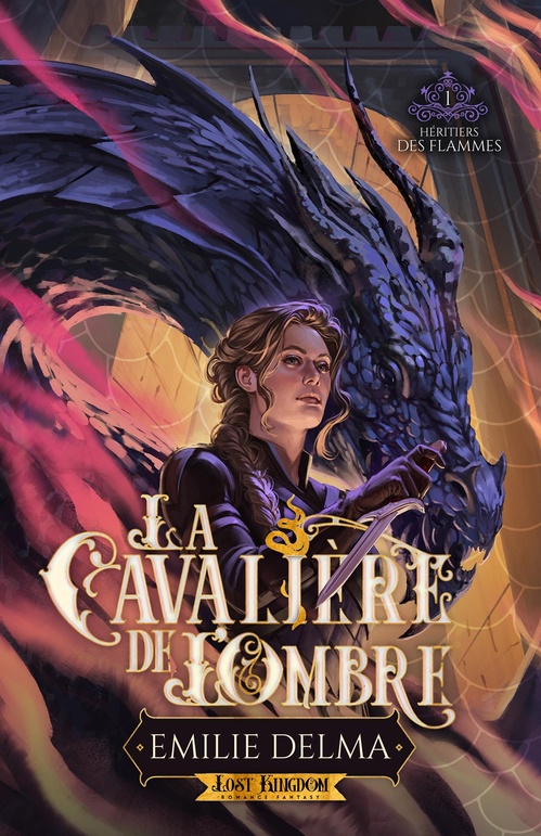 ebook cover of La cavalière de l'ombre, by Emilie Delma