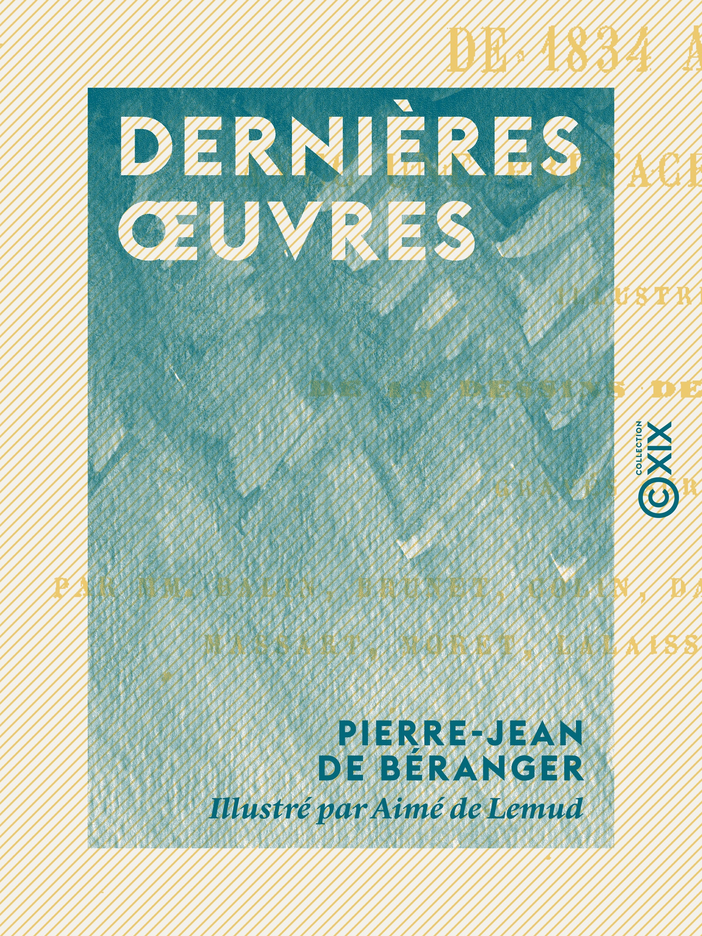 ebook cover of Dernières oeuvres, by Pierre-Jean De Beranger