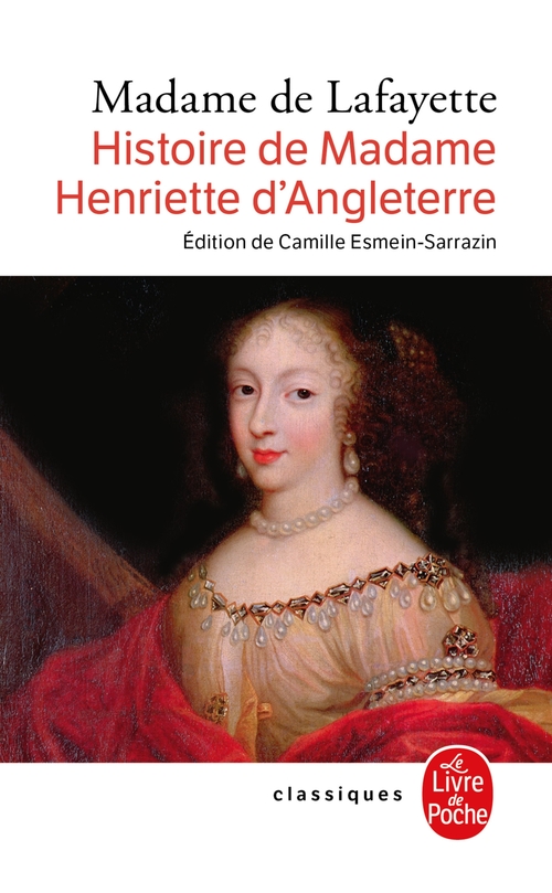 Couverture ebook de Histoire de Madame Henriette d'Angleterre, de Madame de Lafayette