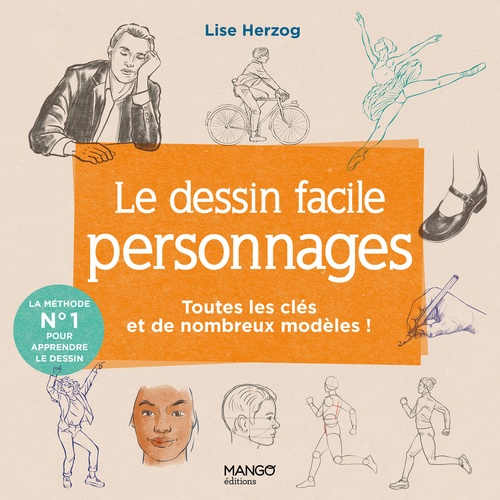 Couverture ebook de Le dessin facile Personnages, de Lise Herzog