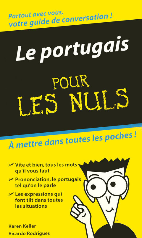 ebook cover of Portugais - guide de conversation pour les nuls, by Karen Keller, Ricardo Rodrigues