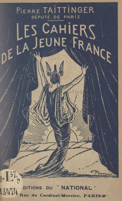 ebook cover of Les cahiers de la jeune France, by Pierre Taittinger
