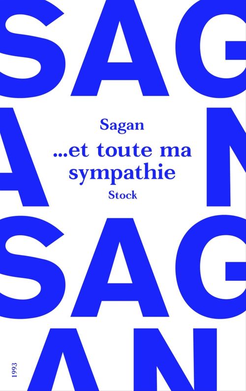 Couverture ebook de Et toute ma sympathie, de Françoise Sagan