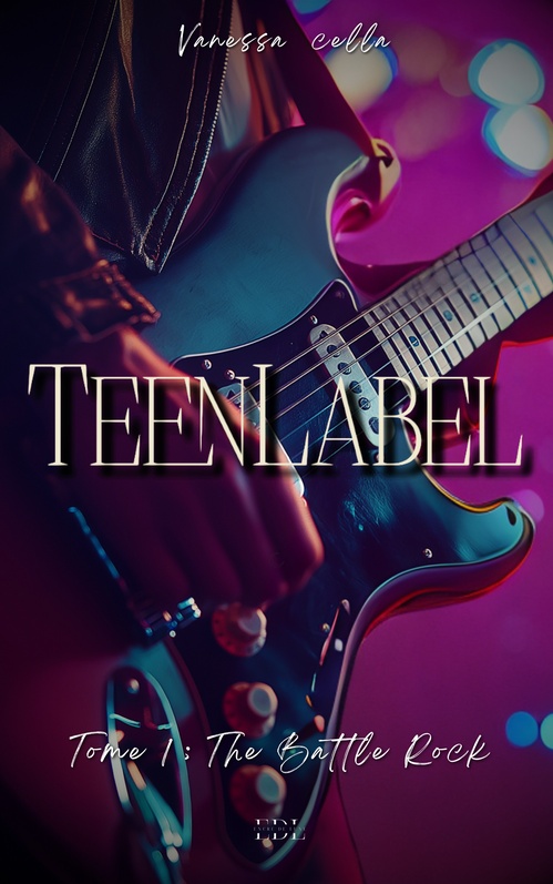 ebook cover of TeenLabel, by Vanessa Cella, Editions Encre De Lune