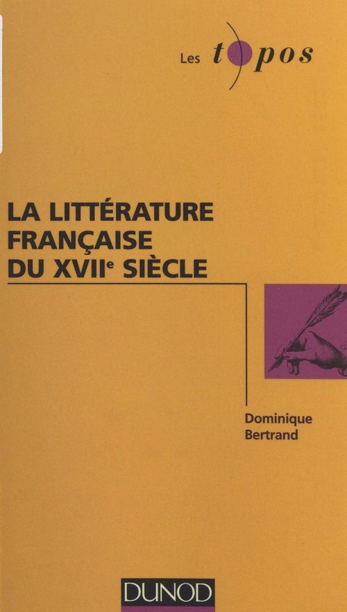 ebook cover of La littérature française du XVIIe siècle, by Dominique Bertrand